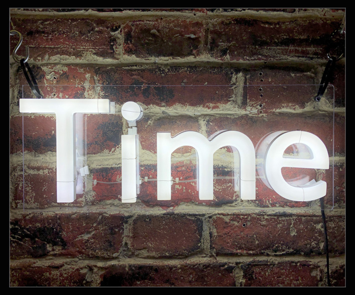 Timr Sign Neon Hire Signs LED Signs